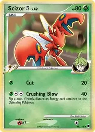 2009 Pokemon Platinum Rising Rivals #48/111 - Scizor