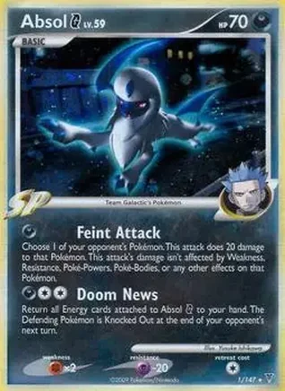 2009 Pokemon Platinum Supreme Victors #1/147 - Mega Absol ex