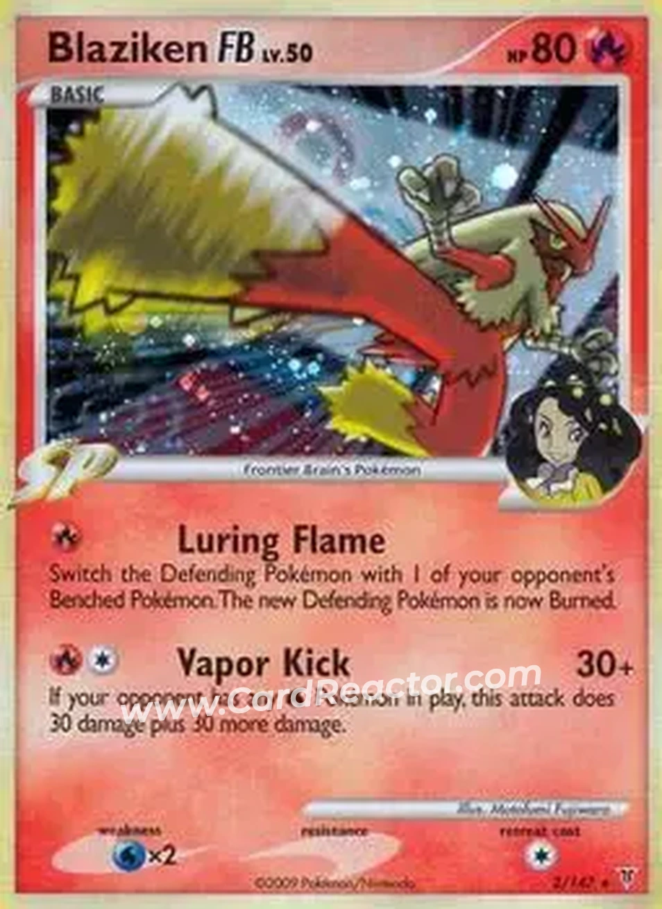 2009 Pokemon Platinum Supreme Victors #2/147 - バシャーモ - Front