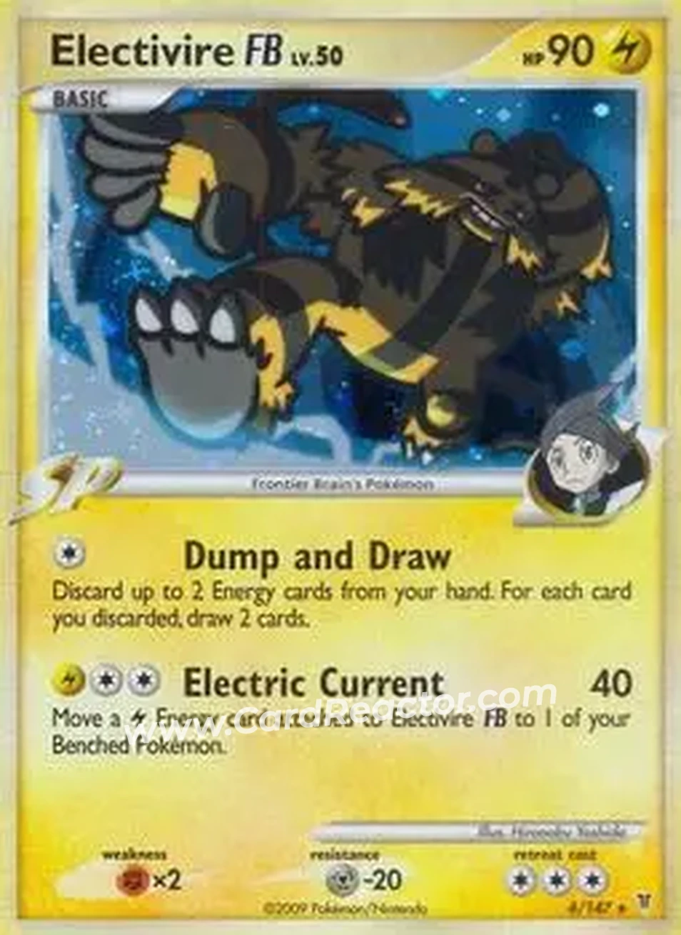 2009 Pokemon Platinum Supreme Victors #4/147 - Electivire ex - Front