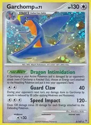 2009 Pokemon Platinum Supreme Victors #5/147 - Cynthia's Garchomp