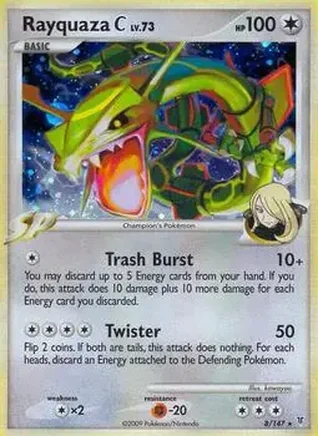 2009 Pokemon Platinum Supreme Victors #8/147 - Rayquaza EX