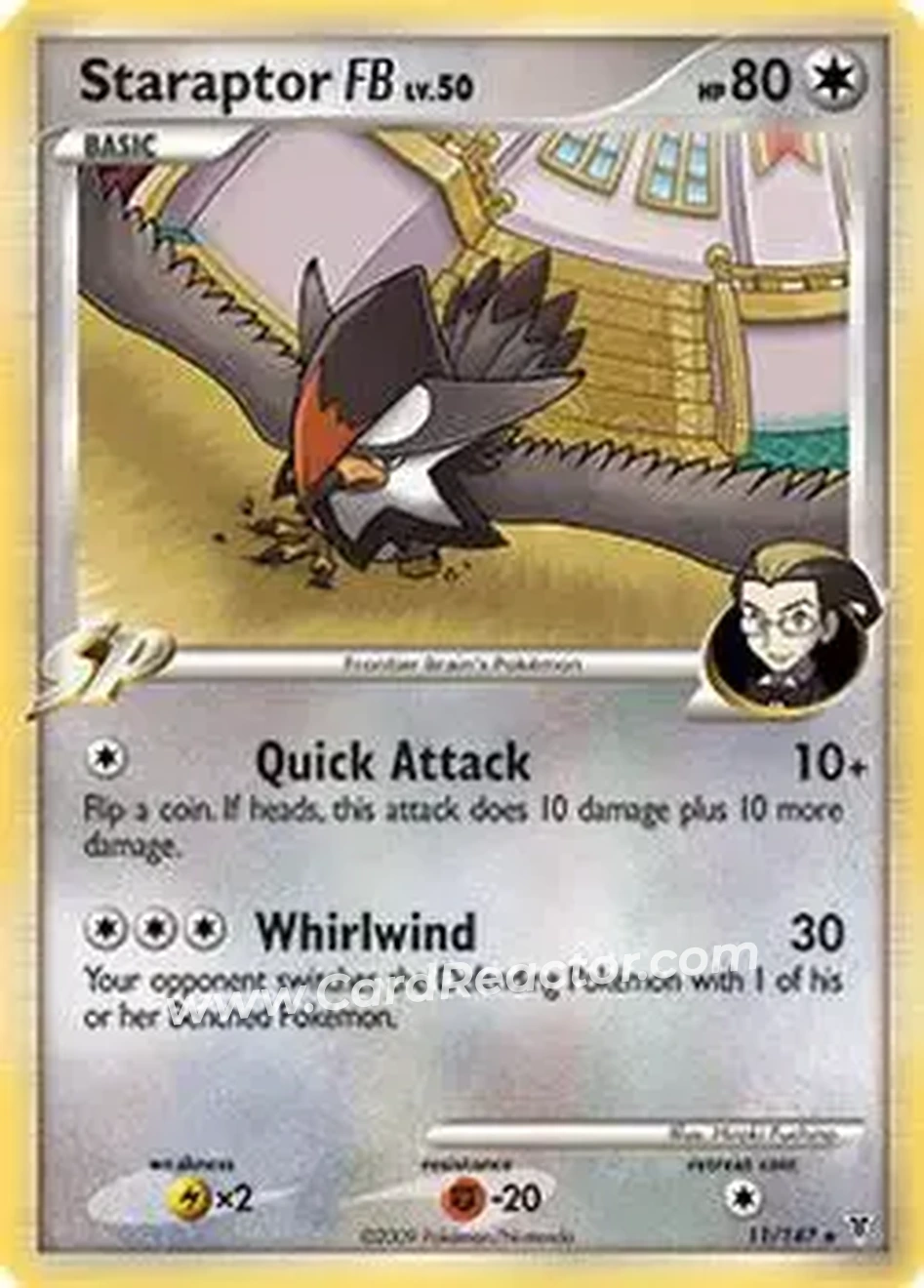 2009 Pokemon Platinum Supreme Victors #11/147 - Staraptor - Front