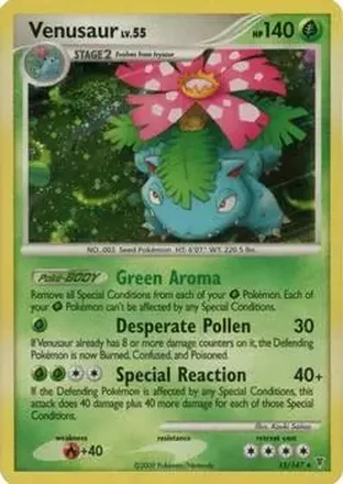 2009 Pokemon Platinum Supreme Victors #13/147 - Venusaur