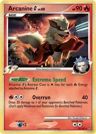 2009 Pokemon Platinum Supreme Victors #15/147 - Arcanine
