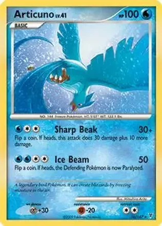2009 Pokemon Platinum Supreme Victors #16/147 - Articuno