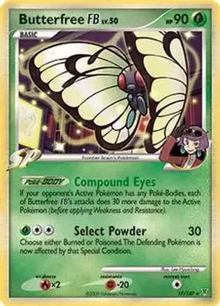 2009 Pokemon Platinum Supreme Victors #17/147 - Butterfree
