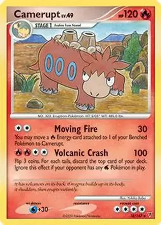 2009 Pokemon Platinum Supreme Victors #18/147 - Camerupt