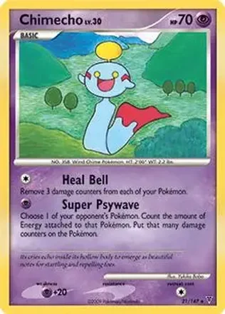2009 Pokemon Platinum Supreme Victors #21/147 - Chimecho