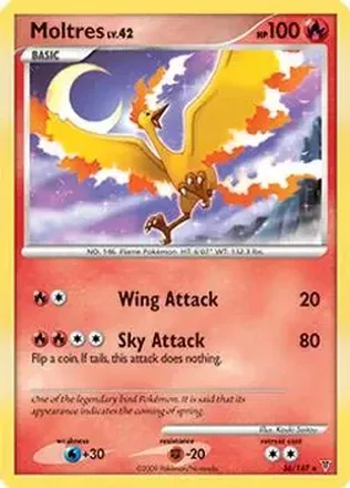 2009 Pokemon Platinum Supreme Victors #36/147 - Moltres