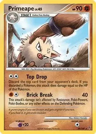 2009 Pokemon Platinum Supreme Victors #39/147 - Primeape