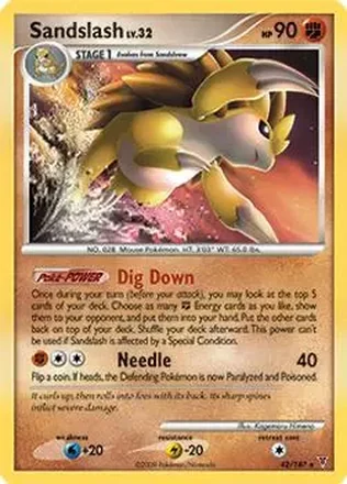 2009 Pokemon Platinum Supreme Victors #42/147 - Sandslash