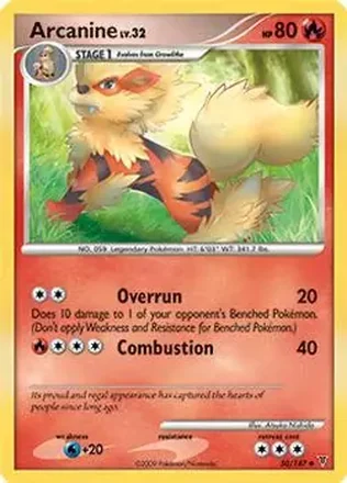 2009 Pokemon Platinum Supreme Victors #50/147 - Arcanine