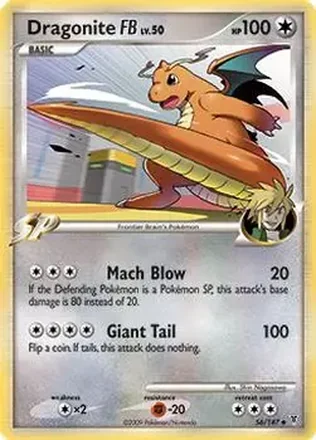 2009 Pokemon Platinum Supreme Victors #56/147 - Dragonite