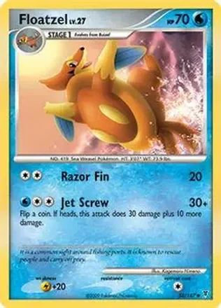 2009 Pokemon Platinum Supreme Victors #58/147 - Floatzel
