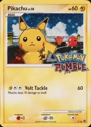 2009 Pokemon Rumble #7 - Pikachu