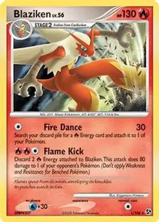 2008 Pokemon Diamond & Pearl Great Encounters #1/106 - バシャーモ