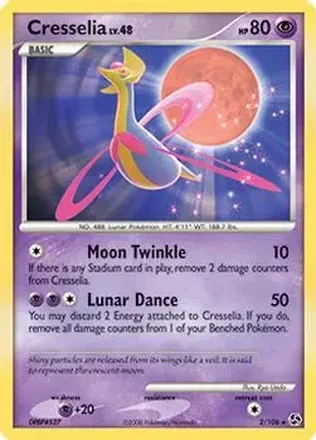 2008 Pokemon Diamond & Pearl Great Encounters #2/106 - Cresselia