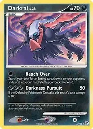 2008 Pokemon Diamond & Pearl Great Encounters #3/106 - Mega Darkrai ex