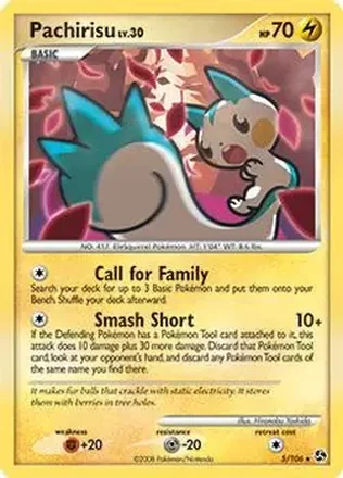 2008 Pokemon Diamond & Pearl Great Encounters #5/106 - Pachirisu