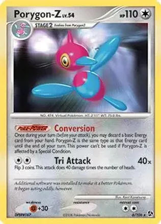 2008 Pokemon Diamond & Pearl Great Encounters #6/106 - ロケット団のポリゴンZ