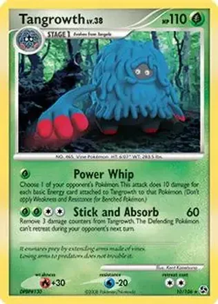 2008 Pokemon Diamond & Pearl Great Encounters #10/106 - Tangrowth