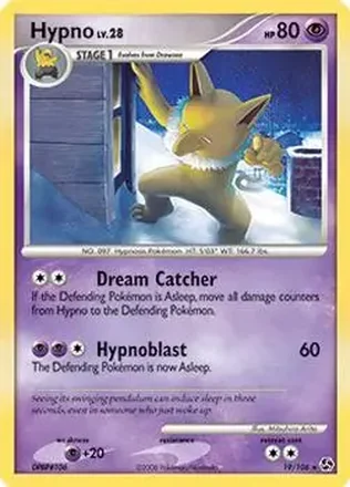2008 Pokemon Diamond & Pearl Great Encounters #19/106 - Hypno
