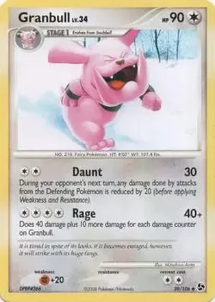 2008 Pokemon Diamond & Pearl Great Encounters feature card