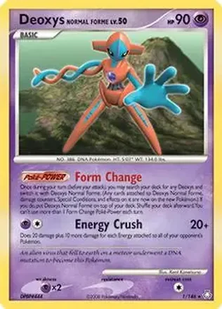 2008 Pokemon Diamond & Pearl Legends Awakened #1/146 - Deoxys