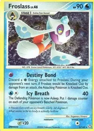2008 Pokemon Diamond & Pearl Legends Awakened #3/146 - Froslass