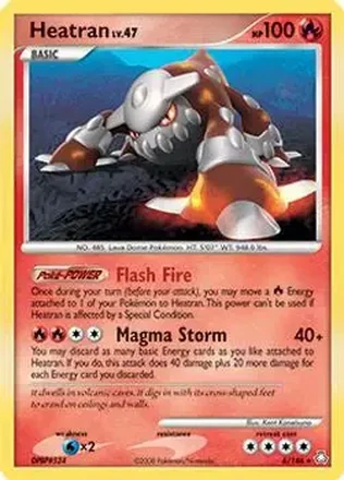 2008 Pokemon Diamond & Pearl Legends Awakened #6/146 - Heatran