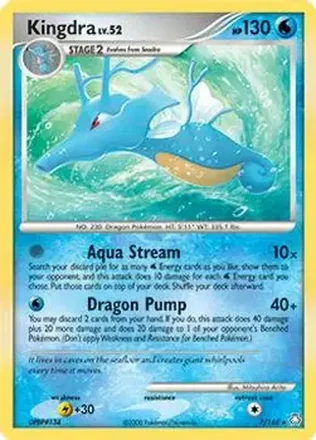 2008 Pokemon Diamond & Pearl Legends Awakened #7/146 - Kingdra
