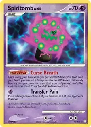 2008 Pokemon Diamond & Pearl Legends Awakened #16/146 - Spiritomb