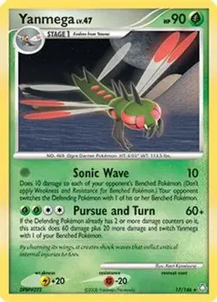 2008 Pokemon Diamond & Pearl Legends Awakened #17/146 - Yanmega