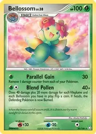 2008 Pokemon Diamond & Pearl Legends Awakened #20/146 - Bellossom