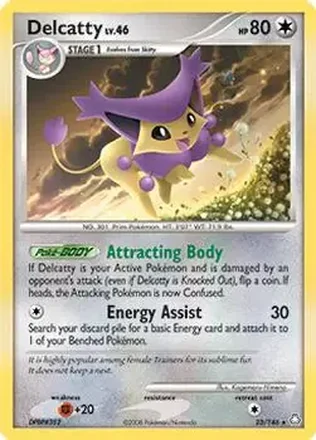 2008 Pokemon Diamond & Pearl Legends Awakened #23/146 - Delcatty