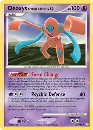 2008 Pokemon Diamond & Pearl Legends Awakened #25/146 - Deoxys