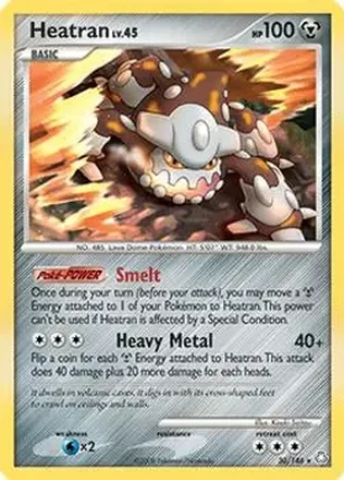 2008 Pokemon Diamond & Pearl Legends Awakened #30/146 - Heatran