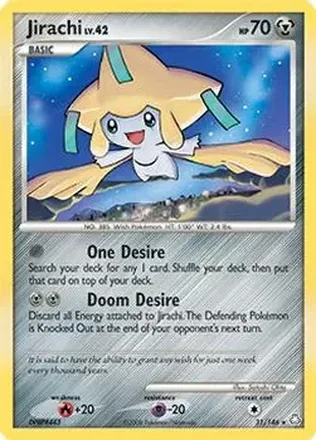 2008 Pokemon Diamond & Pearl Legends Awakened #31/146 - Jirachi ex