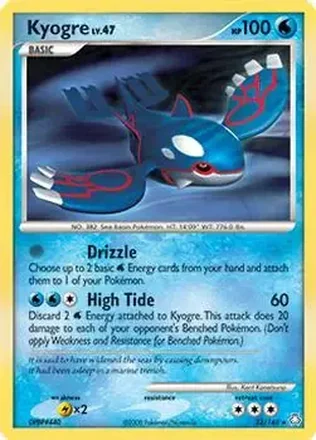 2008 Pokemon Diamond & Pearl Legends Awakened #32/146 - Kyogre