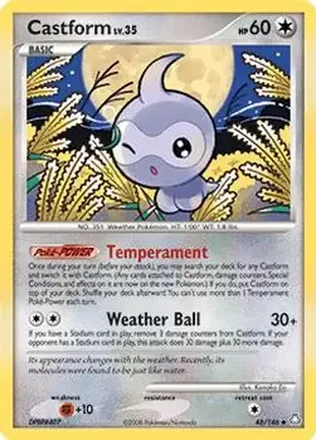 2008 Pokemon Diamond & Pearl Legends Awakened feature card