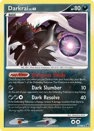 2008 Pokemon Diamond & Pearl Majestic Dawn #3/100 - Mega Darkrai ex