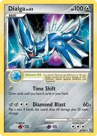 2008 Pokemon Diamond & Pearl Majestic Dawn #4/100 - Dialga