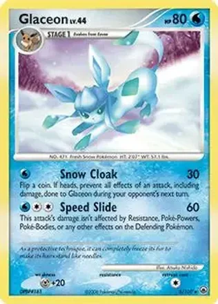 2008 Pokemon Diamond & Pearl Majestic Dawn #5/100 - Glaceon ex