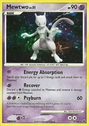 2008 Pokemon Diamond & Pearl Majestic Dawn #9/100 - Mewtwo