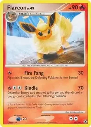 2008 Pokemon Diamond & Pearl Majestic Dawn #19/100 - Flareon