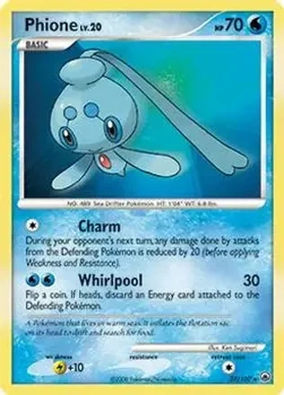 2008 Pokemon Diamond & Pearl Majestic Dawn #27/100 - Phione