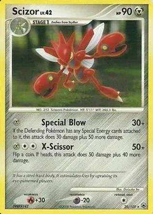 2008 Pokemon Diamond & Pearl Majestic Dawn #29/100 - Scizor