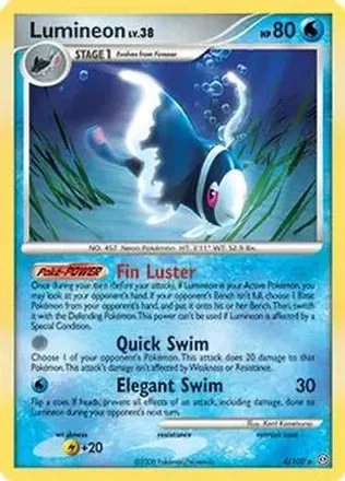 2008 Pokemon Diamond & Pearl Stormfront #4/100 - Lumineon