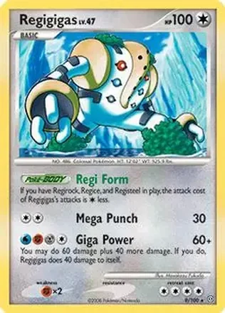 2008 Pokemon Diamond & Pearl Stormfront #9/100 - Regigigas